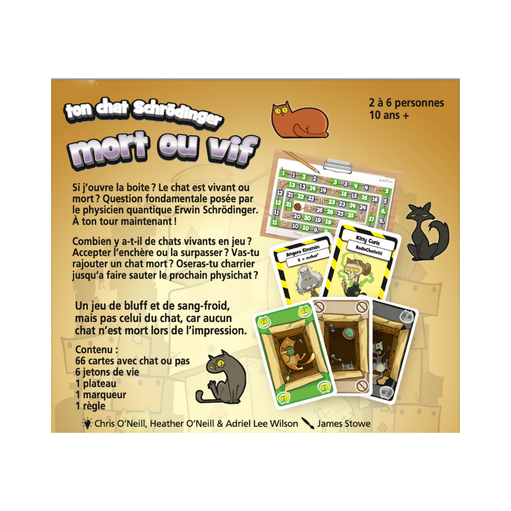Ton chat Schrödinger mort ou vif (FR) JEUX - Ambiance-Party