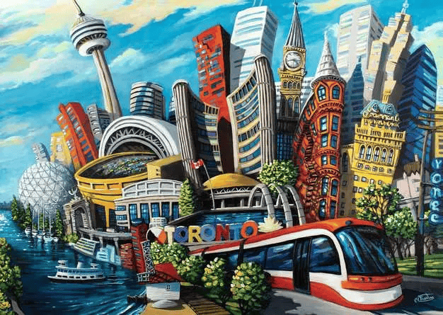 Toronto (Puzzle 1000 pcs) CASSE-TÊTE - 1000 morceaux