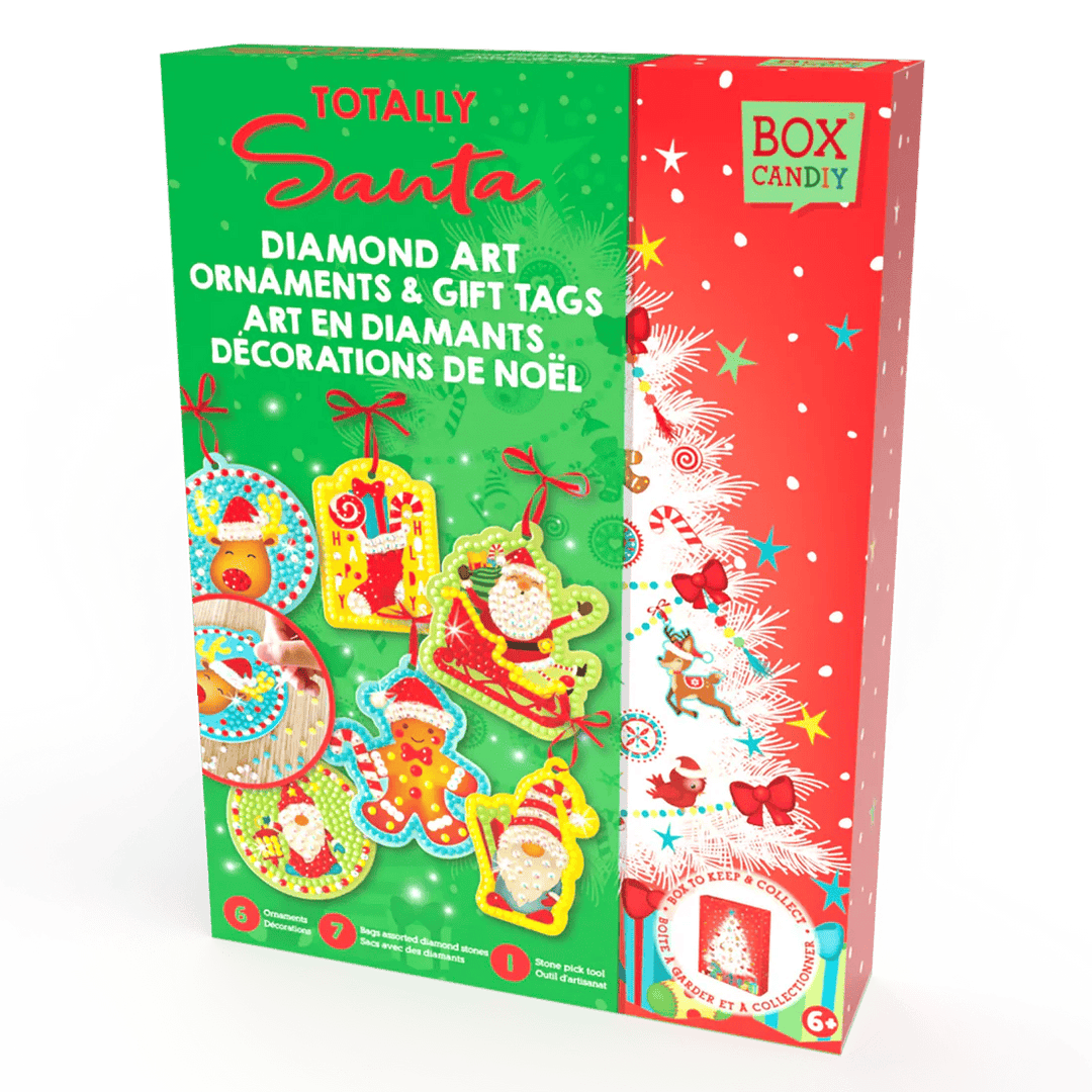 Totally Santa Art en diamants décorations de noel (ML) PASSE-TEMPS - Bricolages