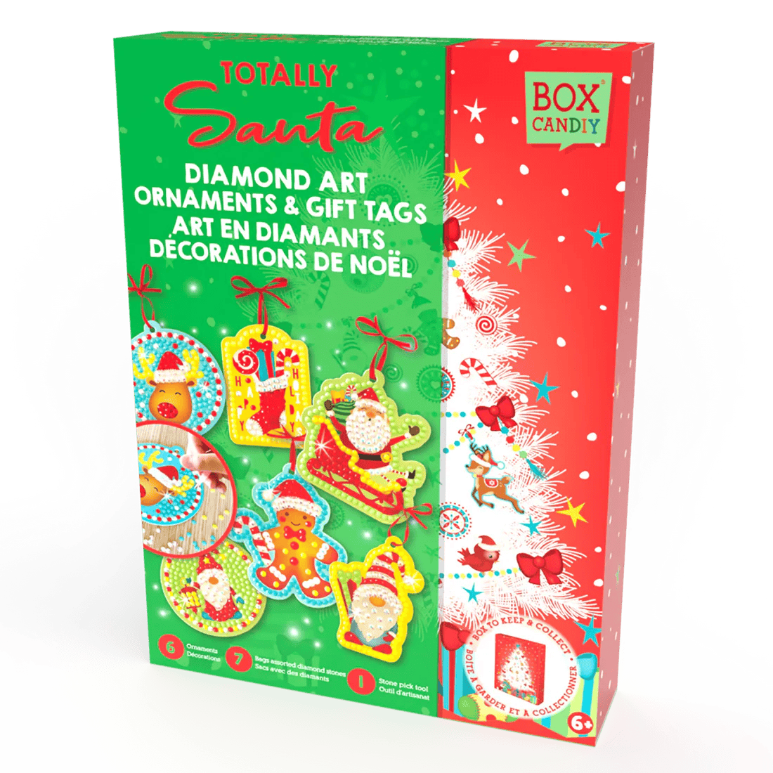 Totally Santa Art en diamants décorations de noel (ML) PASSE-TEMPS - Bricolages