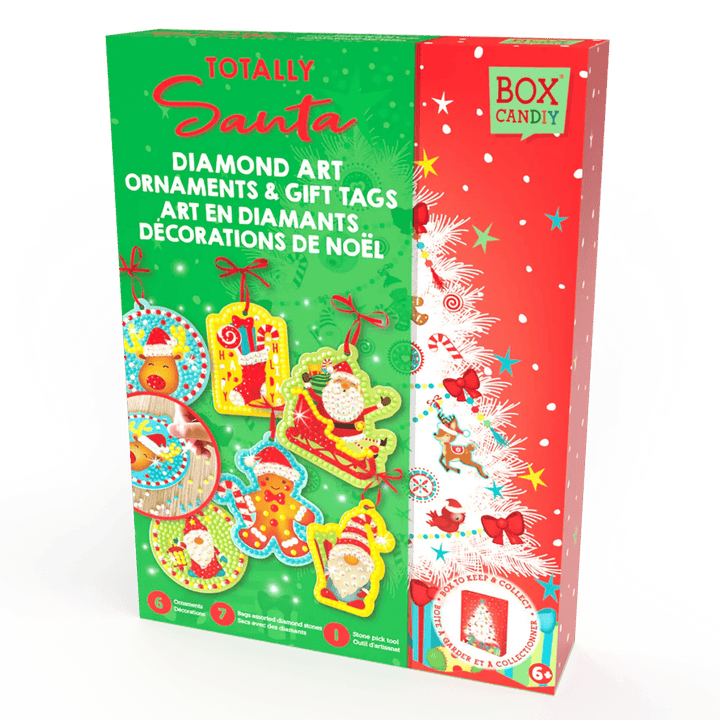 Totally Santa Art en diamants décorations de noel (ML) PASSE-TEMPS - Bricolages