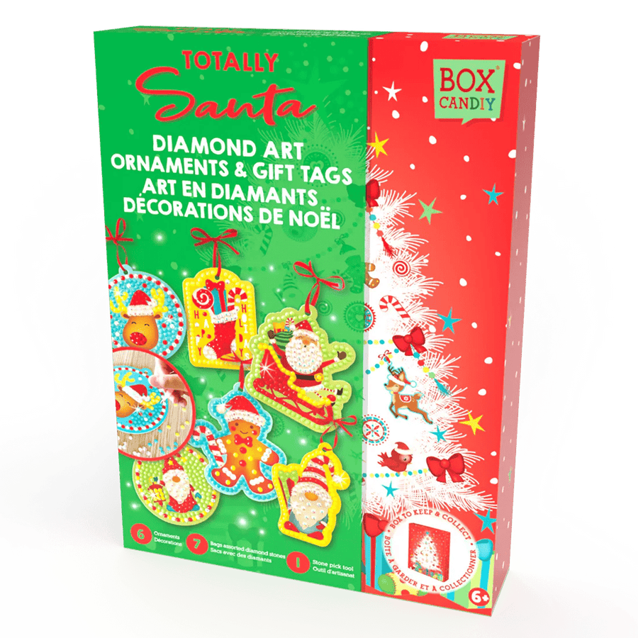 Totally Santa Art en diamants décorations de noel (ML) PASSE-TEMPS - Bricolages