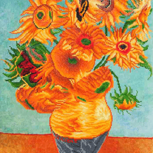 Tournesols (van Gogh) 64x80 Diamond Dotz PASSE-TEMPS - Broderie diamant