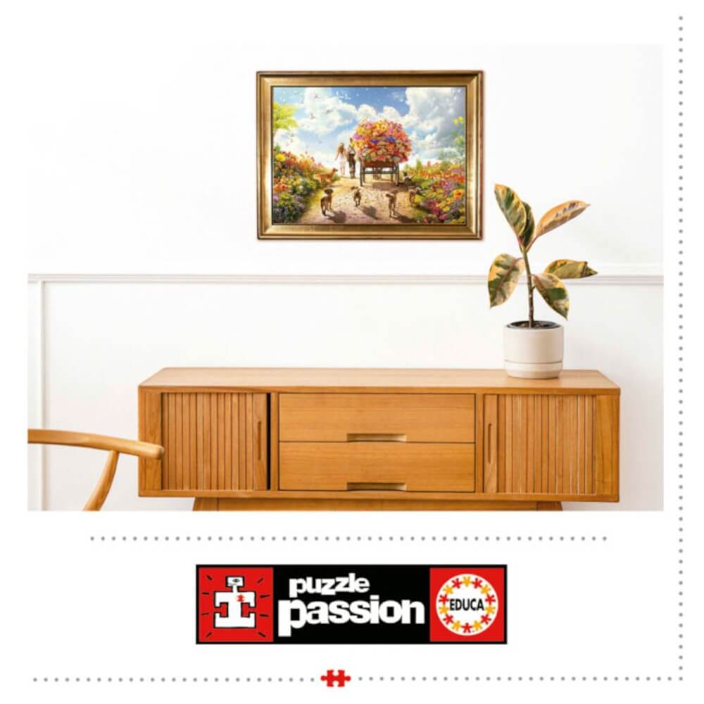 Transport de fleurs | Carrying Flowers (Puzzle 1000 pcs) CASSE-TÊTE - 1000 morceaux