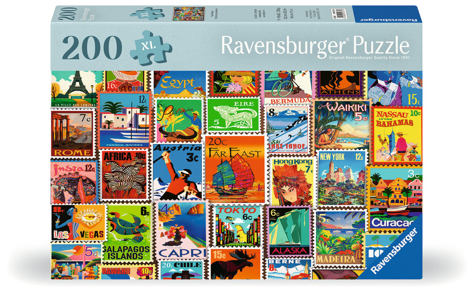 Travel Stamps (200pcs) CASSE-TÊTE - 200 - 275 morceaux