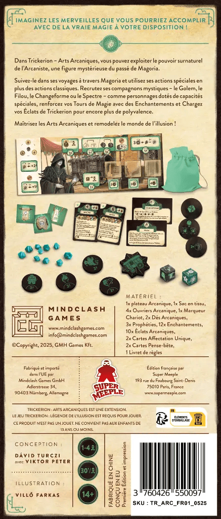 Trickerion - Ext. Arts Arcaniques (FR) JEUX - Stratégie - Stratégie avancé