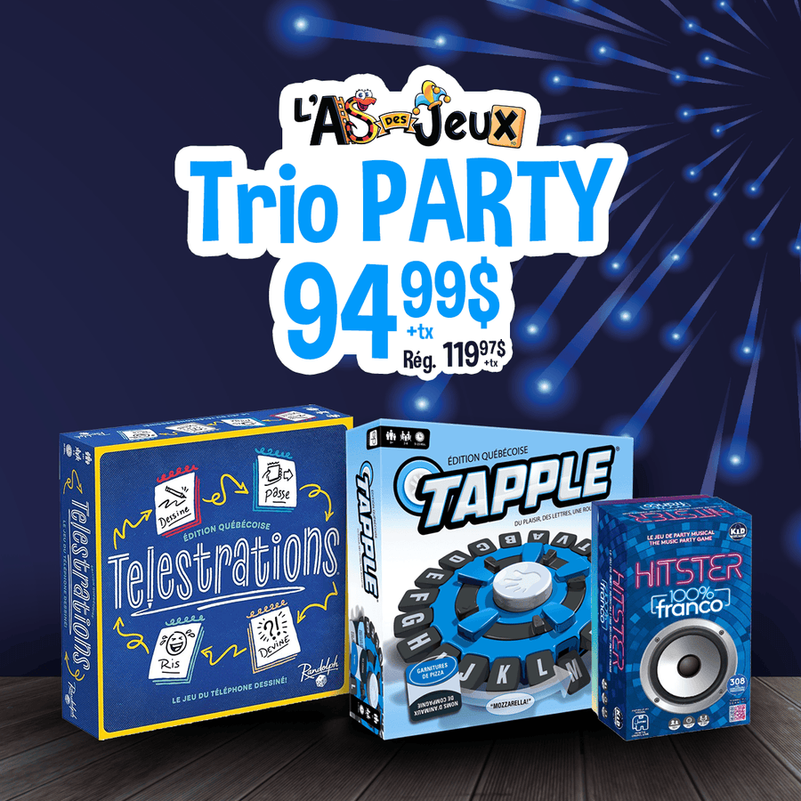 Trio Party - Été 2026 JEUX - Ambiance-Party