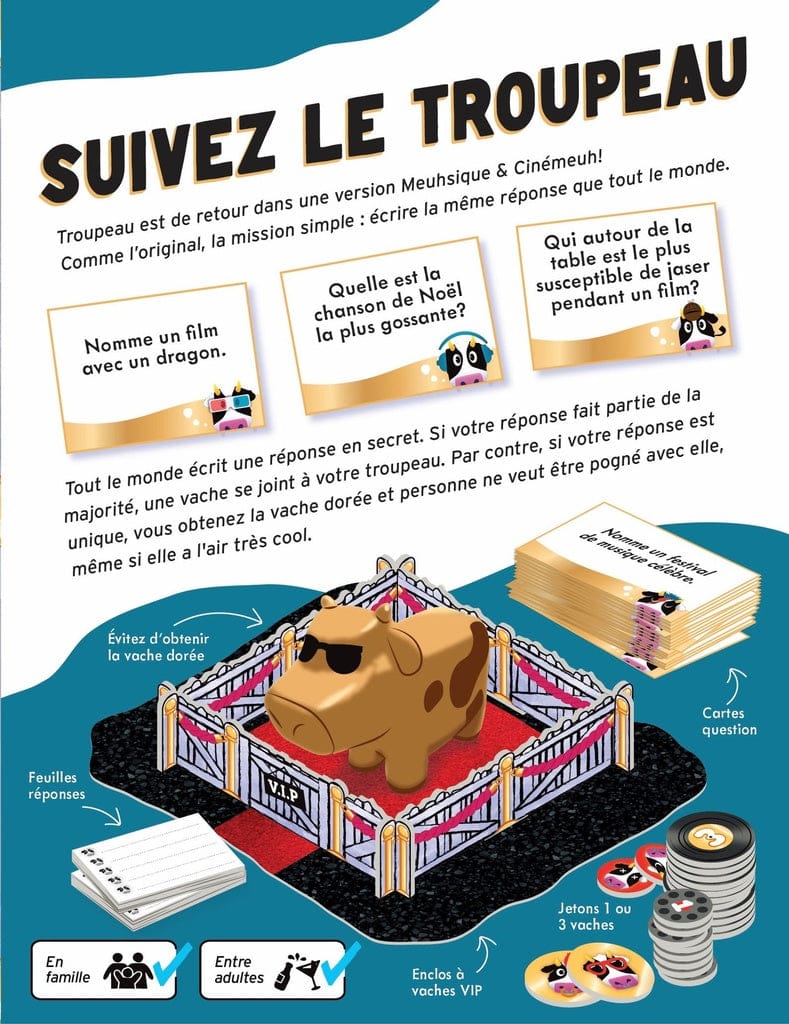 Troupeau: Meuhsique et Cinémeuh (FR) JEUX - Ambiance-Party