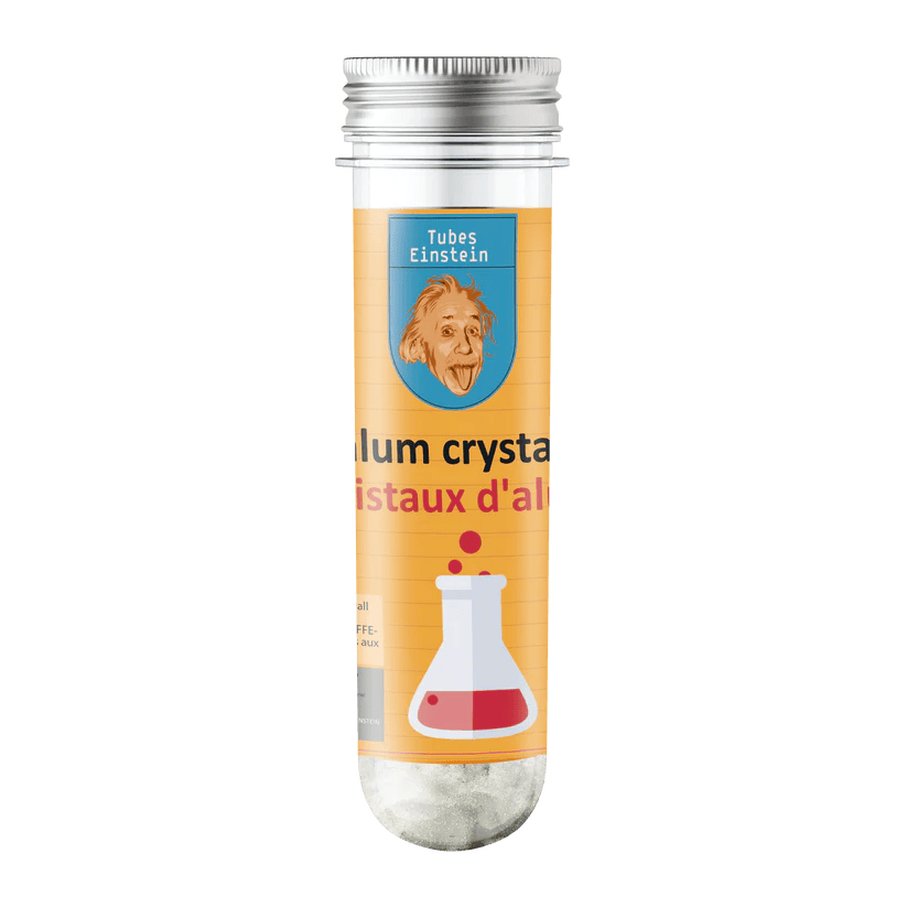 Tube Einstein - Cristaux d'alun (ML) PASSE-TEMPS - Science