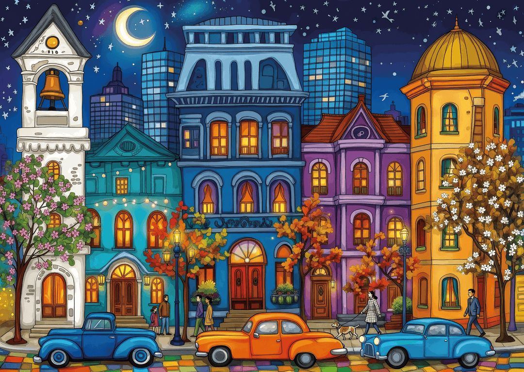 Twilight City Glow (1000 pcs) CASSE-TÊTE - 1000 morceaux