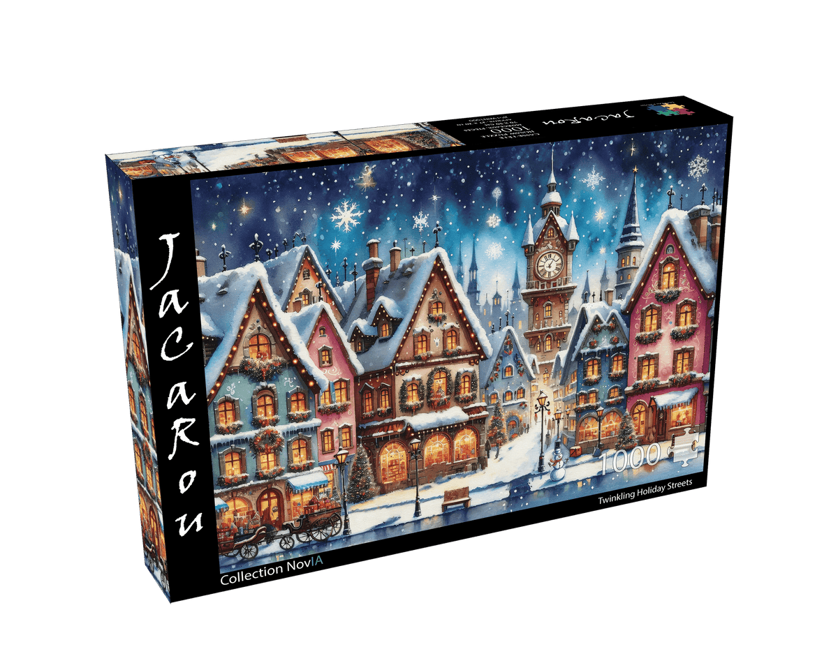 Twinkling Holiday Streets (1000 pcs) CASSE-TÊTE - 1000 morceaux