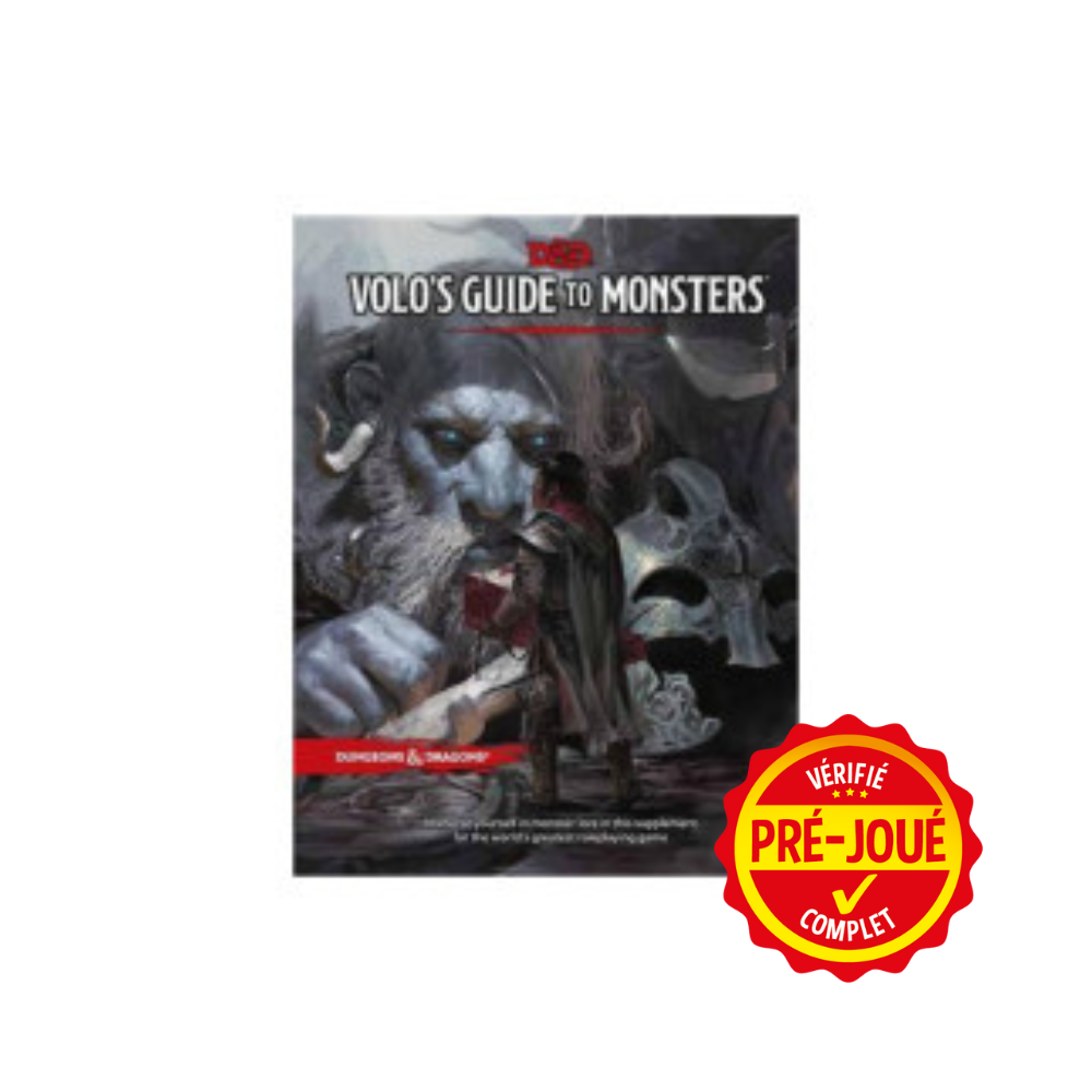 D&D Dungeons & Dragons: Volo's Guide to Monsters [pré-joué] (EN)