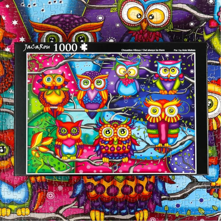 Chouettes hiboux | Owl Always Be There casse-tête JaCaRou puzzle