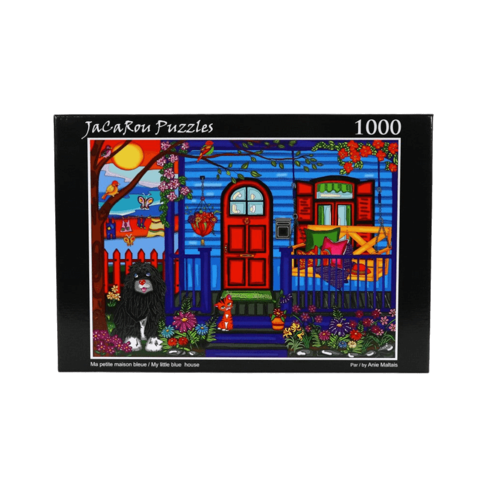 Ma petite maison bleue |My Little Blue House casse-tête JaCaRou puzzle