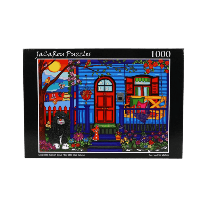 Ma petite maison bleue |My Little Blue House casse-tête JaCaRou puzzle