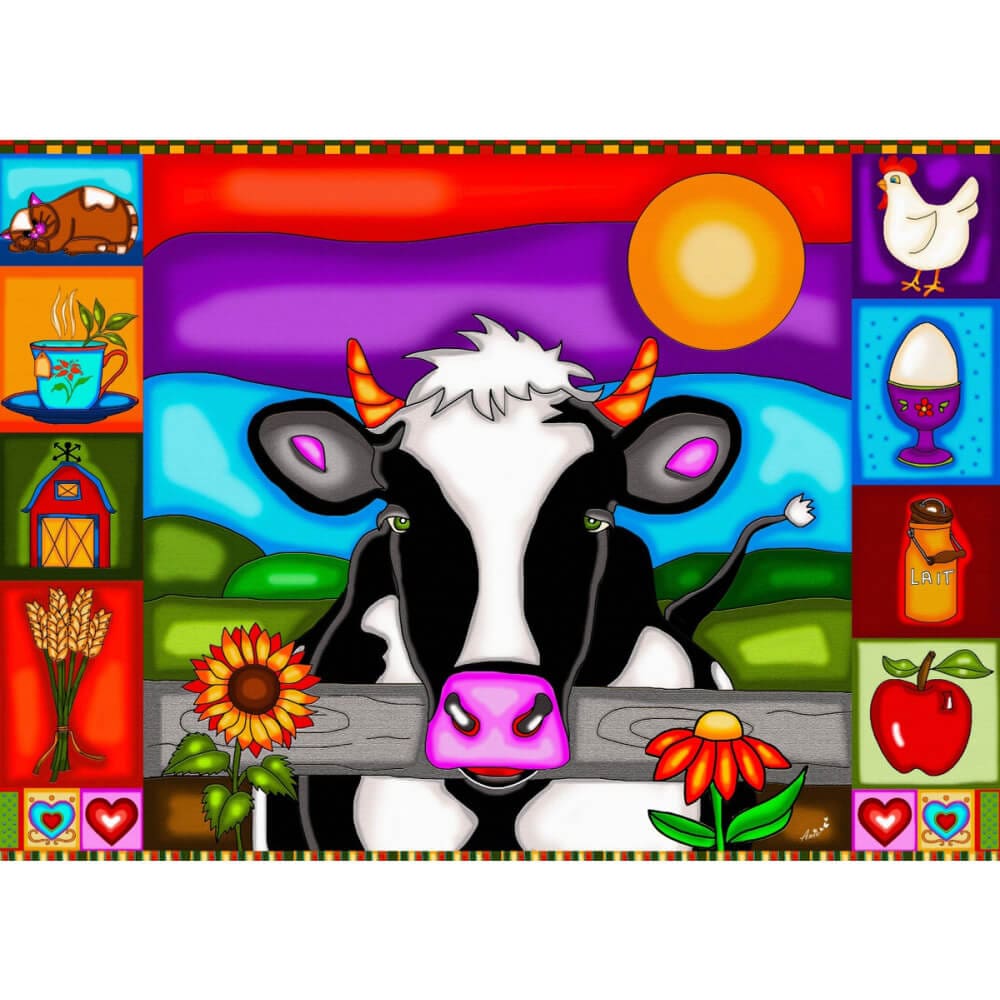 Un jour à la ferme | Sunset Hill Farm (Puzzle 1000 pcs) CASSE-TÊTE - 1000 morceaux