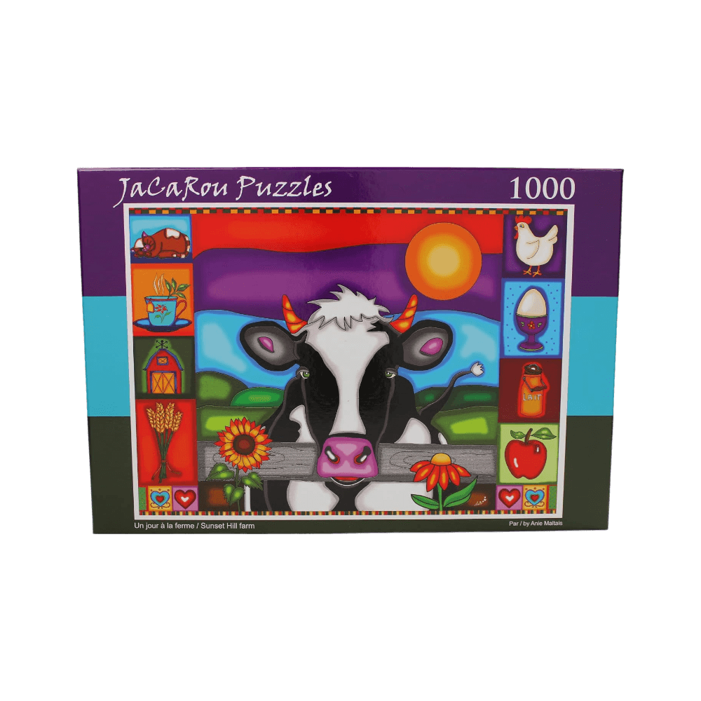Un jour à la ferme | Sunset Hill Farm (Puzzle 1000 pcs) CASSE-TÊTE - 1000 morceaux