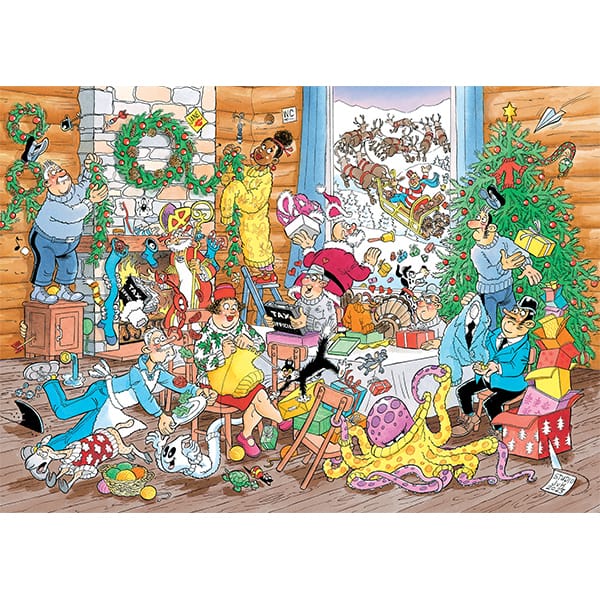 Un Noël en tricot, JvH (500 pcs) CASSE-TÊTE - 400 - 550 morceaux