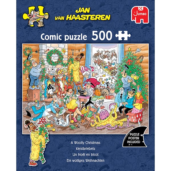 Un Noël en tricot, JvH (500 pcs) CASSE-TÊTE - 400 - 550 morceaux