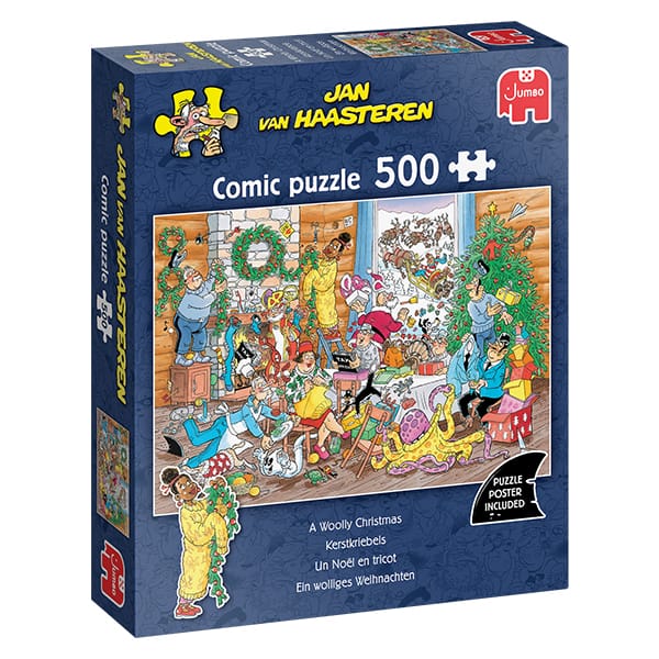 Un Noël en tricot, JvH (500 pcs) CASSE-TÊTE - 400 - 550 morceaux