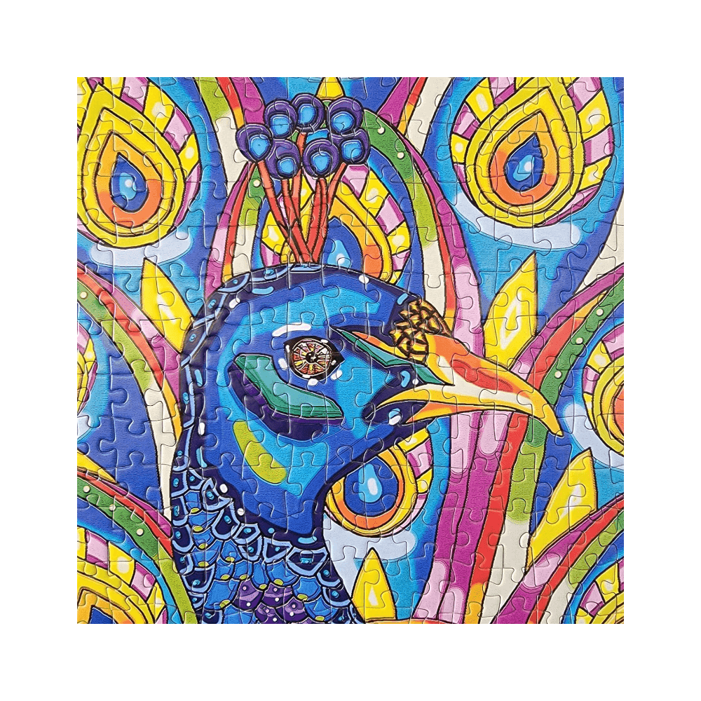 Un paon royal | Royal Peacock (1000 pcs) CASSE-TÊTE - 1000 morceaux