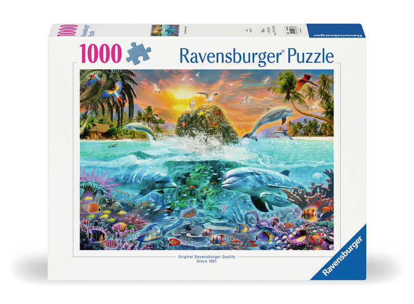 Underwater Island (1000pcs) CASSE-TÊTE - 1000 morceaux