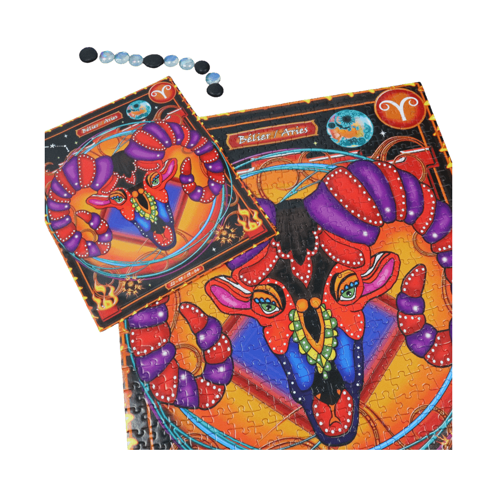 Signes de feu | Fire Signs | Casse-tête JaCaRou puzzle| Achat en ligne