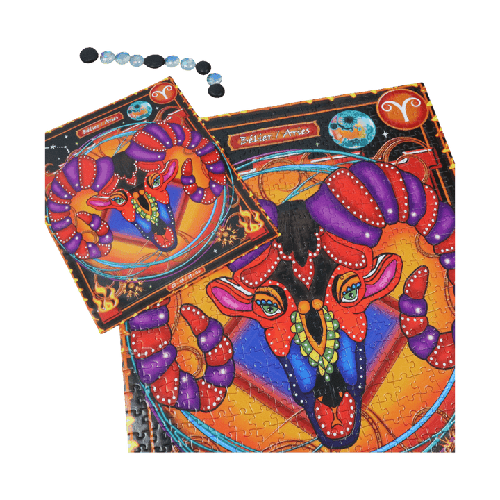 Signes de feu | Fire Signs | Casse-tête JaCaRou puzzle| Achat en ligne