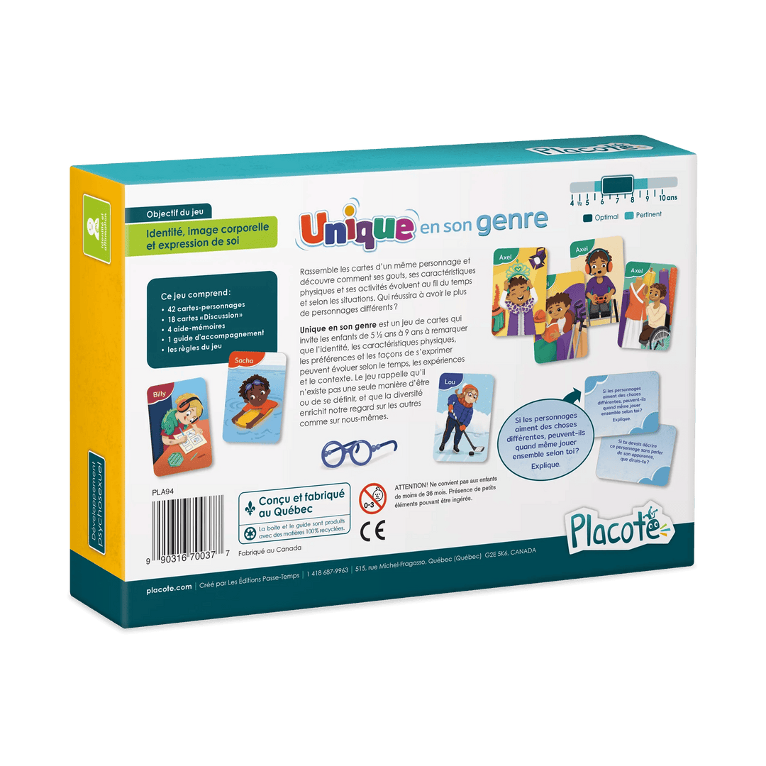 Unique en son genre (FR) JEUX - Éducatif