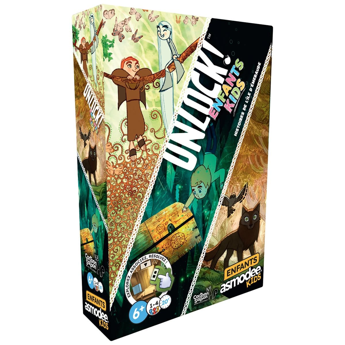 Unlock! - Enfants/Kids 4 - Histoires de l'Ile d'Emeraude (FR) JEUX - Enfants - Enfants 6 ans +