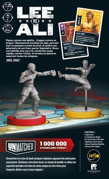 Unmatched : Bruce Lee vs Mohamed Ali (FR) JEUX - Stratégie - Stratégie léger