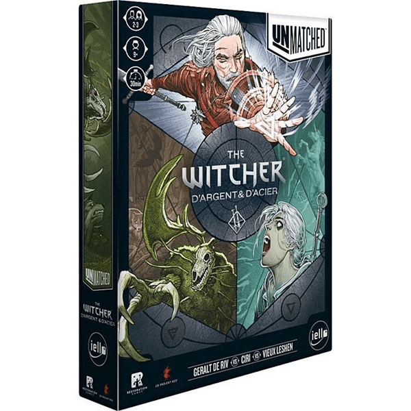 Unmatched - The Witcher: d'Argent et d'Acier (FR) JEUX - Jeux de cartes