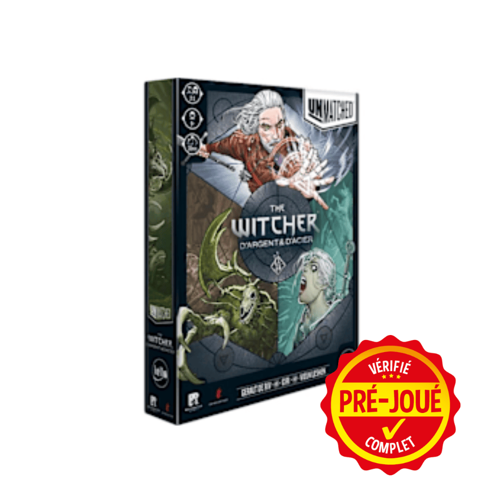 Unmatched - The Witcher: d'Argent et d'Acier (pré-joué) (FR) BAZAR - Bazar - Stratégie