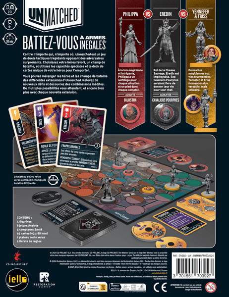 Unmatched - The Witcher : La Chute des Royaumes (FR) JEUX - Jeux de cartes