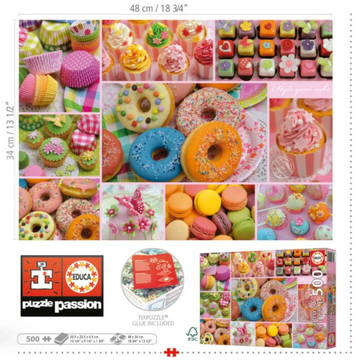 Collage douceurs de fête casse-tête Educa | Sweet Party Collage Puzzle