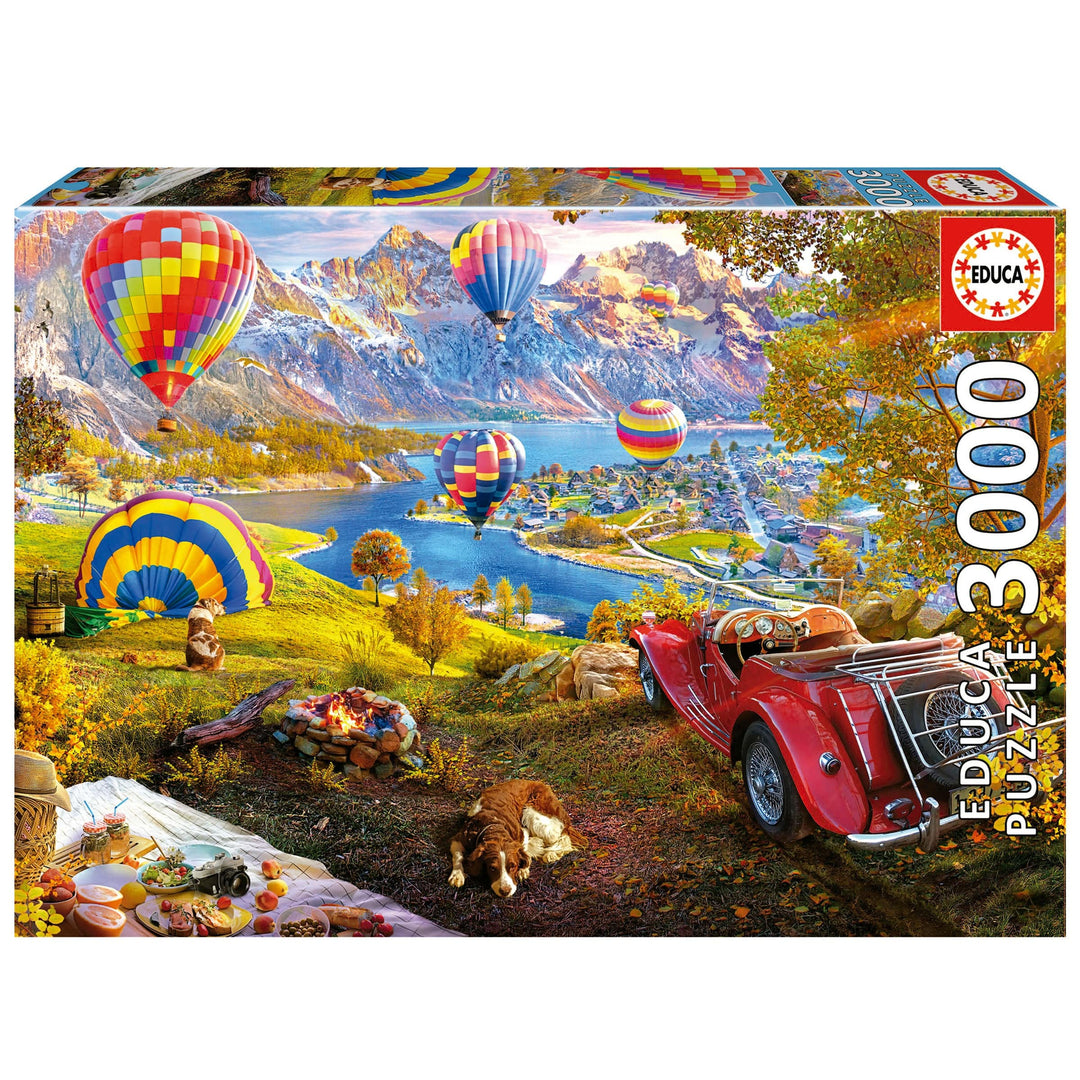 Vallée des Montgolfières (3000 pcs) CASSE-TÊTE - 3000 morceaux