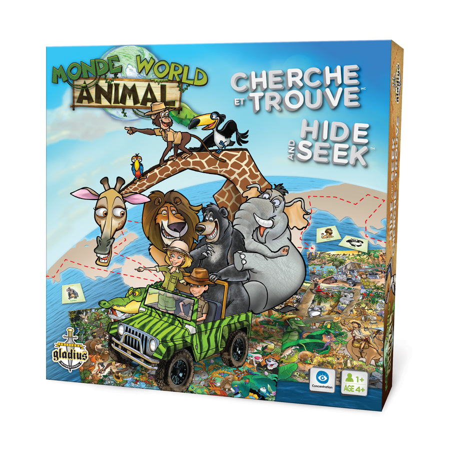 Cherche et trouve : Monde animal | Hide and Seek: Animal World