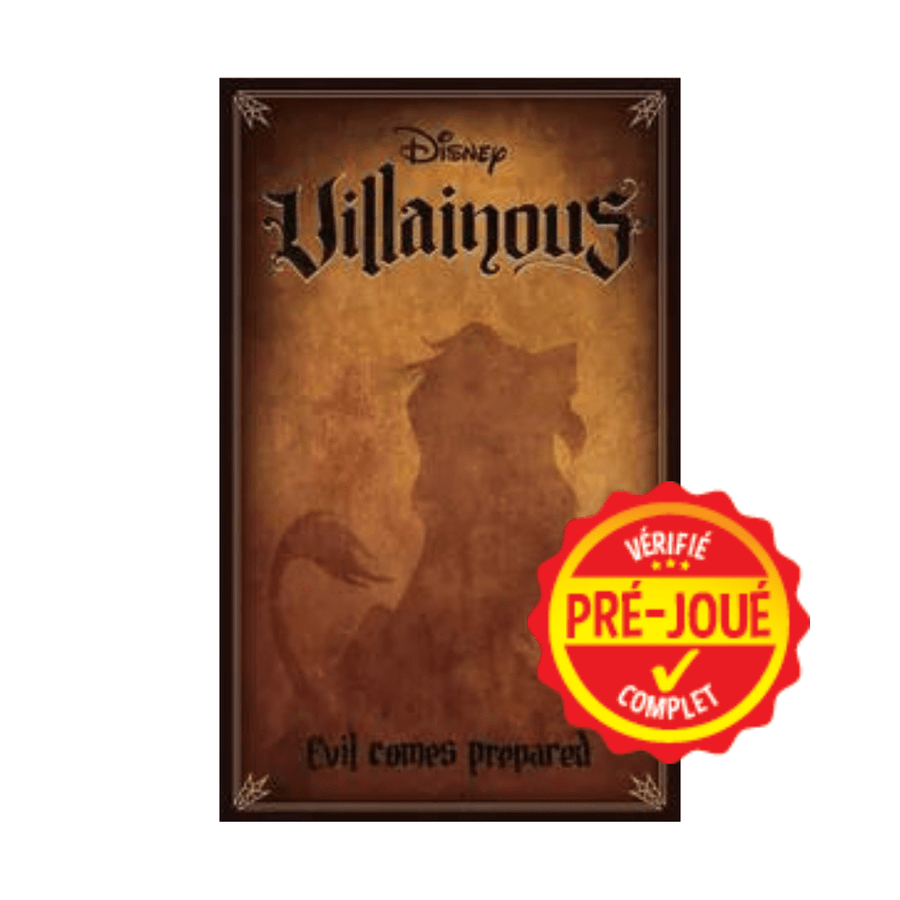 Villainous: Evil comes prepared (pré-joué) (EN) BAZAR - Bazar - Famille