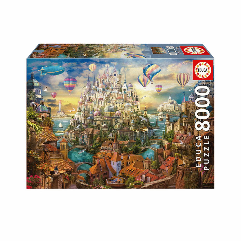 Ville de rêve | Dream town (Puzzle 8000 pcs) CASSE-TÊTE - 8000 morceaux