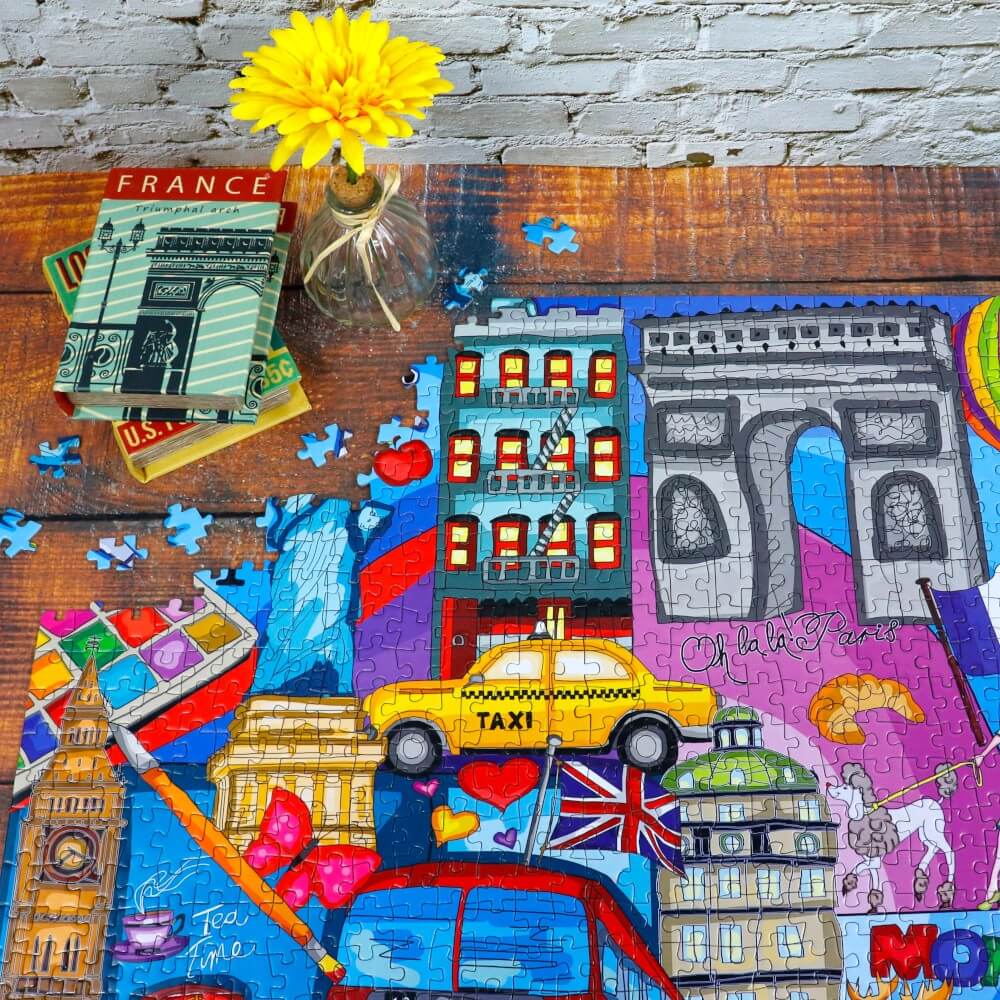 Voyage, voyage! | Traveling (Puzzle 1000 pcs) CASSE-TÊTE - 1000 morceaux