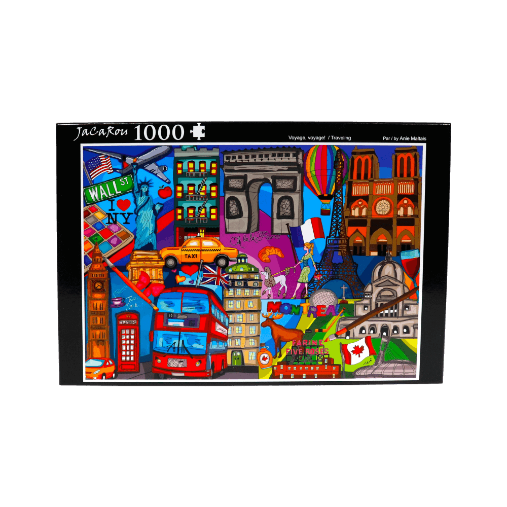 Voyage, voyage! | Traveling (Puzzle 1000 pcs) CASSE-TÊTE - 1000 morceaux