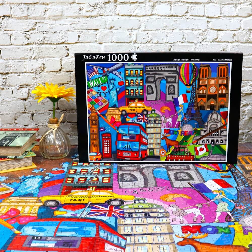 Voyage, voyage! | Traveling (Puzzle 1000 pcs) CASSE-TÊTE - 1000 morceaux