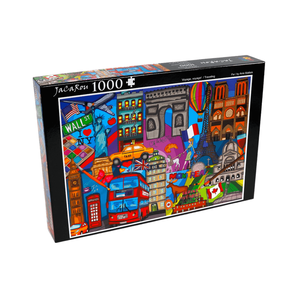 Voyage, voyage! | Traveling (Puzzle 1000 pcs) CASSE-TÊTE - 1000 morceaux