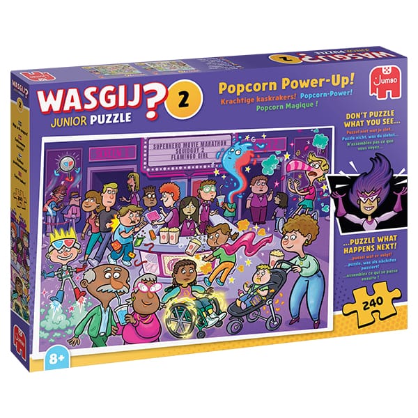 Wasgij Junior #2, Popcorn Magique ! (240 pcs) CASSE-TÊTE - 200 - 275 morceaux