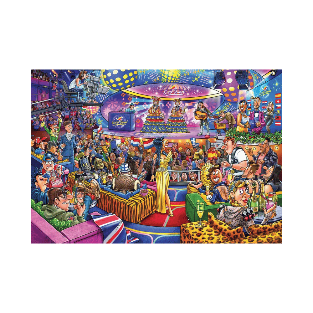Wasgij - Mystery #25 - Eurosong Contest (Puzzle 1000 pc) CASSE-TÊTE - 1000 morceaux