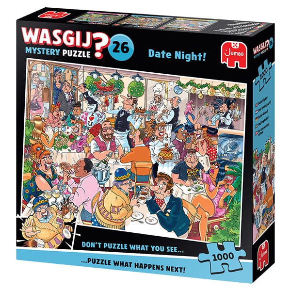 Wasgij Mystery 26 - Saint-Valentin | Date Night! (1000pcs) CASSE-TÊTE - 1000 morceaux