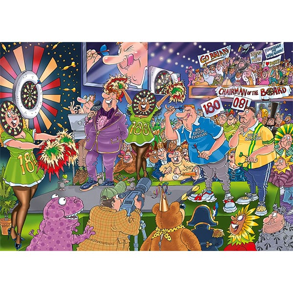 Wasgij Mystery 30, En plein dans le mille! (1000 pcs) CASSE-TÊTE - 1000 morceaux