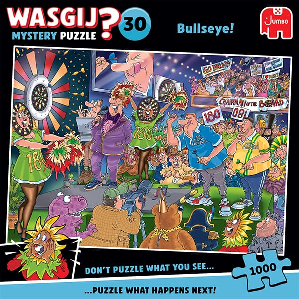 Wasgij Mystery 30, En plein dans le mille! (1000 pcs) CASSE-TÊTE - 1000 morceaux