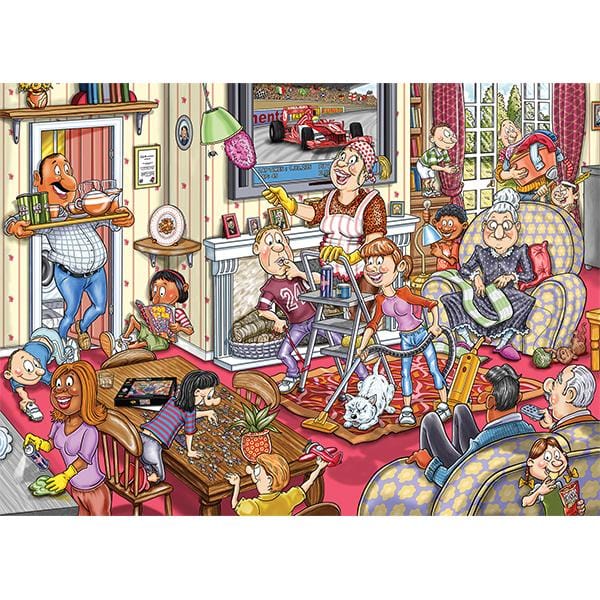 Wasgij Mystery Retro 10 - La fièvre du printemps! (1000pcs) CASSE-TÊTE - 1000 morceaux
