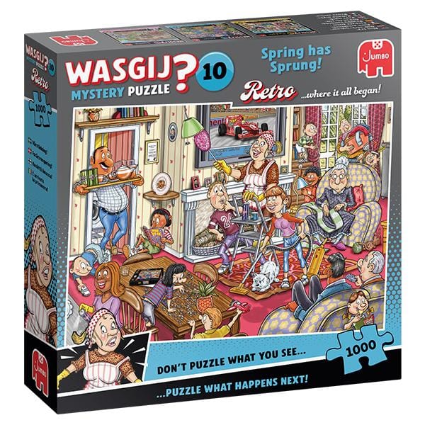 Wasgij Mystery Retro 10 - La fièvre du printemps! (1000pcs) CASSE-TÊTE - 1000 morceaux
